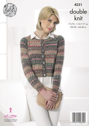 Raglan Jackets in King Cole DK - 4251 - Downloadable PDF