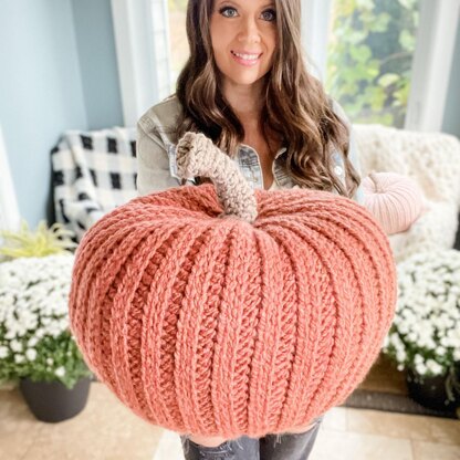 Hello Harvest Pumpkin Pillow