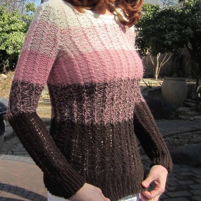 Color Twirl Pullover