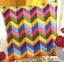 Vervaco Colourful Waves Long Stitch Cushion Front - 40 x 40cm