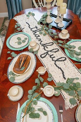 Thankful Table Crochet Runner