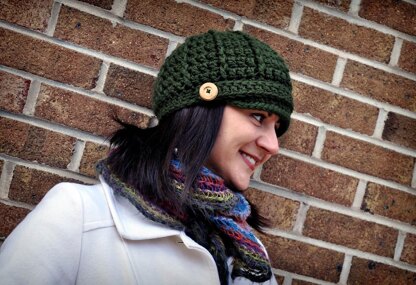 Classy Crochet Newsboy Cap