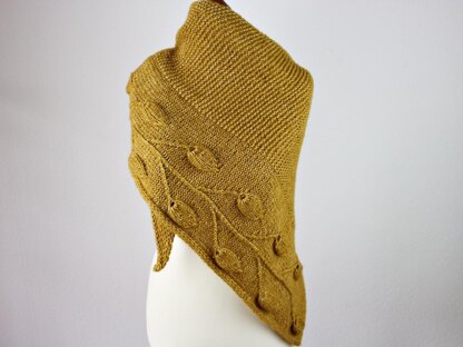 Golden Leaves Shawl