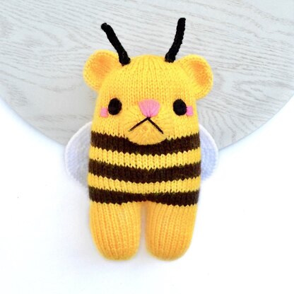 Knot Forgotten "Bee Bear" in Paintbox Yarns