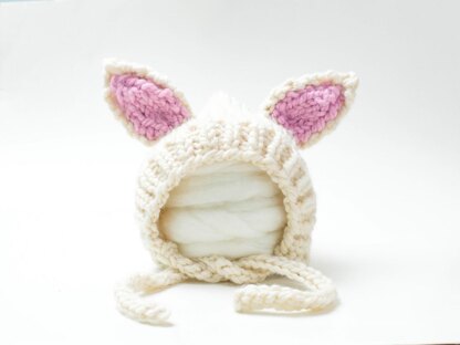 Bunny Ears Pixie Bonnet Hat Baby Children