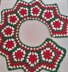 Crochet Christmas tree stand cover