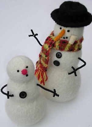 Felted Snowman