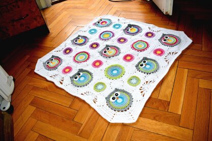 "Wisy Bisy Owl" blanket