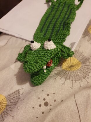 Crocodile bookmark