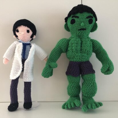 Green Monster amigurumi doll