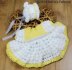 Crochet Pattern baby dress and hat UK & USA Terms #15