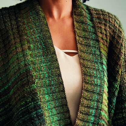 Sirdar 10720 Evergreen Edge to Edge Cardigan PDF