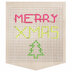 Trimits Wooden Banner Pennant Cross Stitch Kit