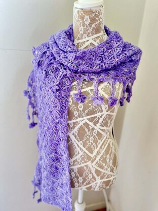 Violet Haze Shawl