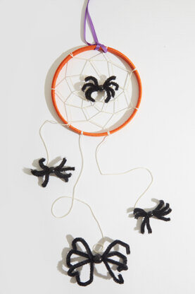 DMC Spider Web Dreamcatcher - PAT1098 - Downloadable PDF