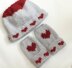 Head and Hearts Hat, Mittens set