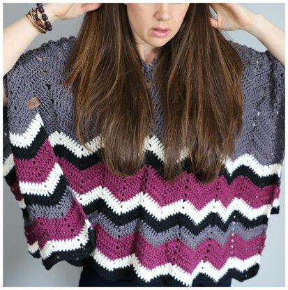 Ripple Effect Poncho