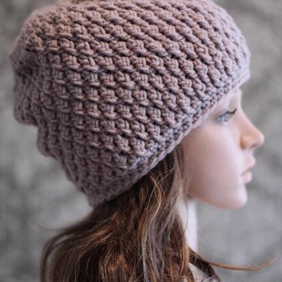 Faux Cable Crochet Hat Pattern 237