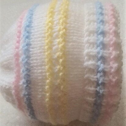 Spring Colours baby beanie hat