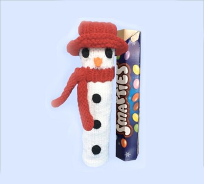 Snowman Smartie bags, chocolate orange, F.Rocher