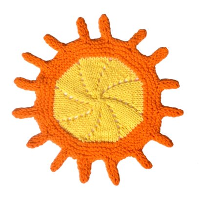 Sunshine Washcloth - knitting pattern