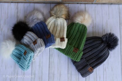 PapioCreek Rib Stitch Beanie