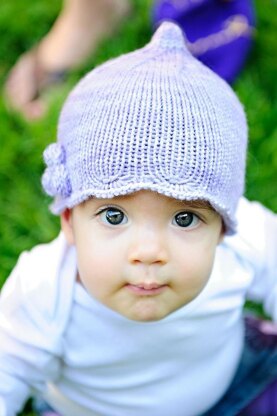 Rosy Scalloped Hat