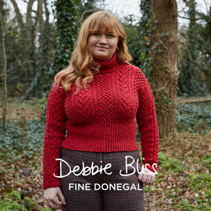 Debbie Bliss Cabled Sweater PDF