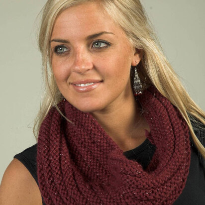 Cowl/Shoulder Wrap in Plymouth Yarn De Aire - F347 - Downloadable PDF - knitting pattern