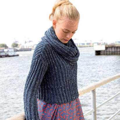 Sweaters and Loop Scarf in Rico Fashion Summer Denim - 314 - Downloadable PDF