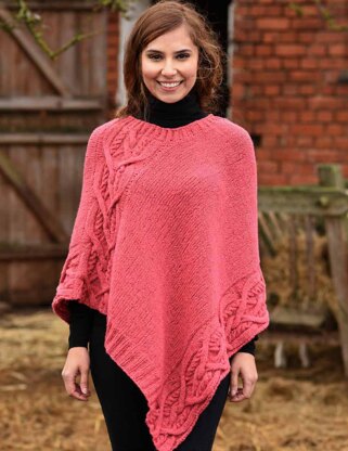 Wilhemina Poncho in Juniper Moon Farm Patagonia - Downloadable PDF