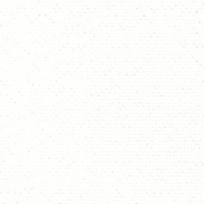 Zweigart Aida 5,4 Stiche/cm (48 x 53 cm) - Weiß mit Perlmutt