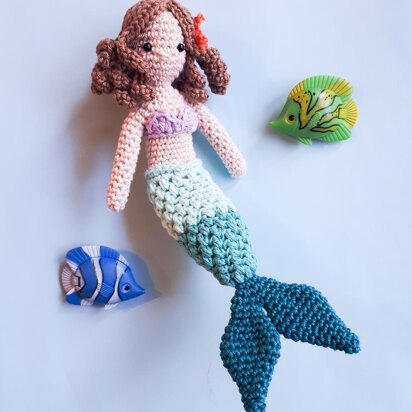 Mermaid amigurumi doll