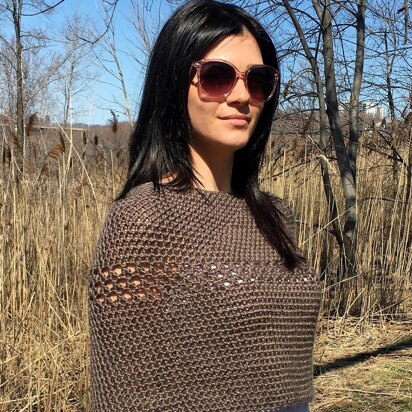 Crochet Capelet / Cowl Pattern: My Capelet is a Cowl