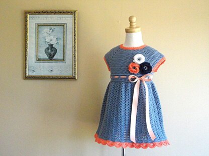 Crochet PATTERN Dress by Elena Mitchell