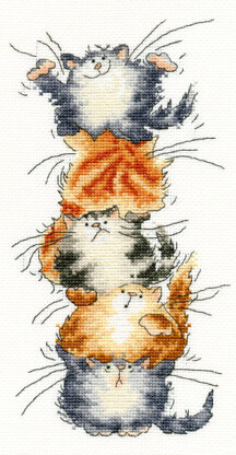 Bothy Threads Top Cat Cross Stitch Kit - 14 x 27cm