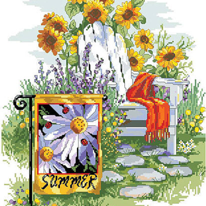 Summer Garden Flag - PDF