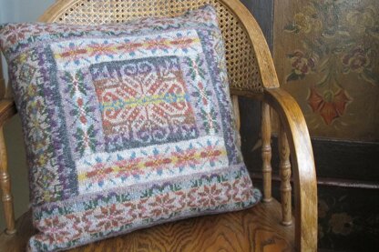 Fairisle Patch Cushion