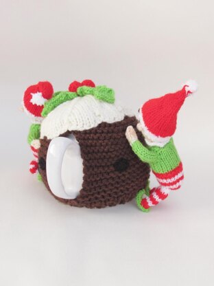 Elves and Christmas Pudding Tea Cosy