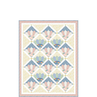 LoveCrafts Wildflowers Spring Garden Quilt -  Downloadable PDF