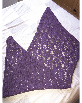 Rhombus Feather Shawl