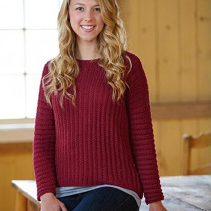 701 Dagna Pullover - Jumper Knitting Pattern for Women in Valley Yarns Haydenville