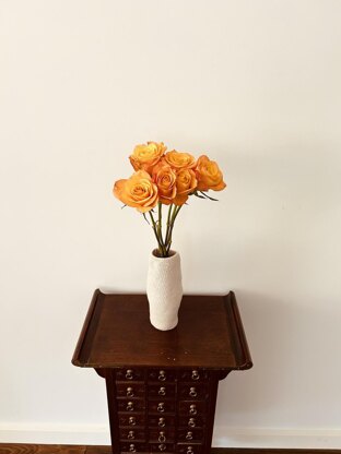 Two classic curvy vases