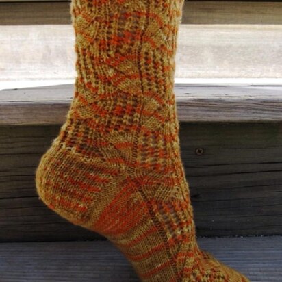 Lazy Day Socks - knitting pattern