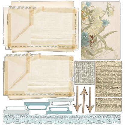 49 And Market Collection Pack 12"X12" - Vintage Artistry Sky
