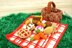 Picnic food set amigurumi