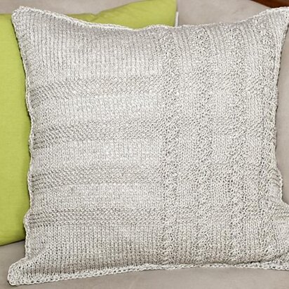 Pillowcase "Barley" with cables