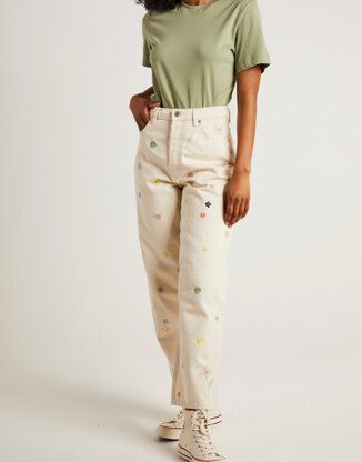 Wool and the Gang Wildflowers Embroidery Kit