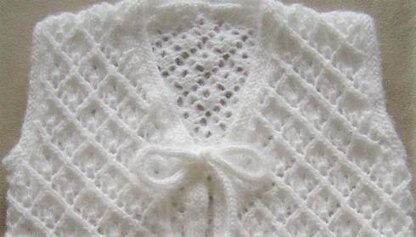 Paige - Child's lace cardigan or vest