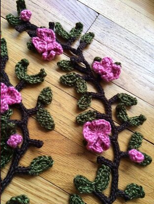 Crochet Garland Scarves